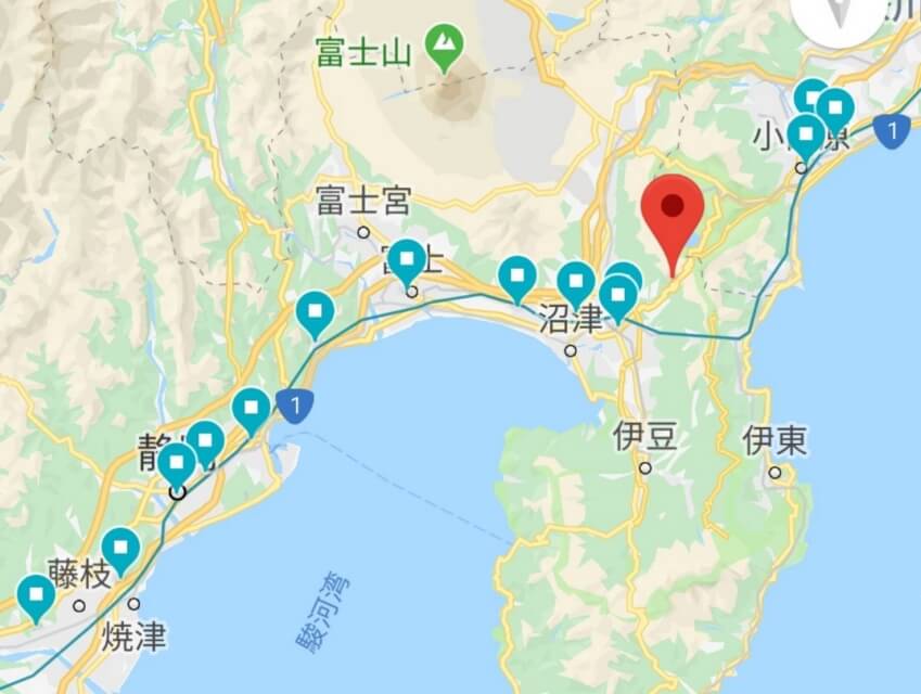 駿河湾と富士山
